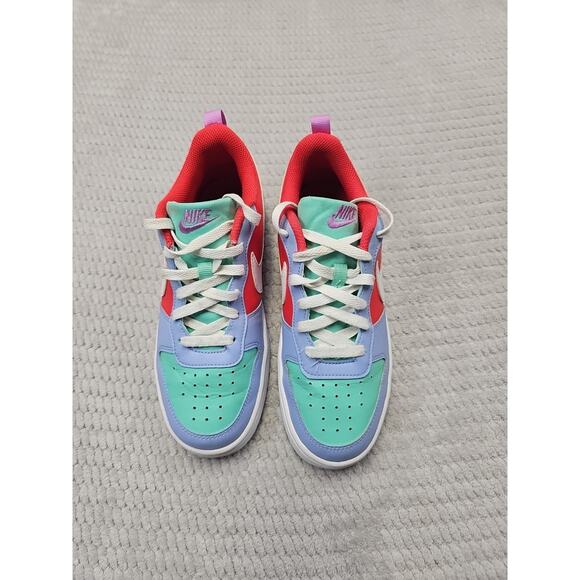 Nike Shoes Youth Size 5.5 Court Borough Low Recraft Cobalt Bliss Sneaker - Picture 2 of 10